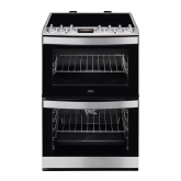 AEG CIB6742ACM 60 cm SteamBake Induction Double Electric Cooker