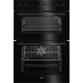 AEG DCE531160B 59.4cm Built In Electric Double Oven - Black