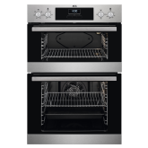 AEG DEX33111EM 59.4cm Built In Electric Double Oven - Stainless