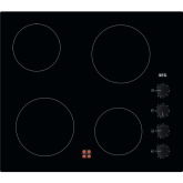 AEG HK614000CB 60cm Ceramic Hob - Black
