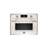 Bertazzoni F457HERVTAX Heritage Series TFT 45cm Combi-Steam Oven Ivory/Chrome
