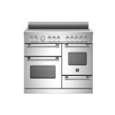 Bertazzoni MAS105I3EXC 100Cm Bertazzoni Master Induction Triple Cavity Stainless Steel