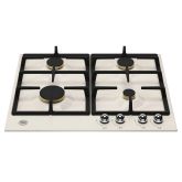 Bertazzoni P604HERAX Heritage Series 60cm Gas hob Ivory Chrome