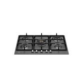 Bertazzoni P755CHERNE Heritage Series 75cm Gas hob with Wok burner Matt Black