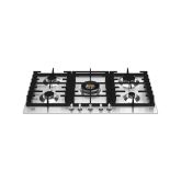 Bertazzoni P905CMODX Modern Series 90cm Gas Hob with Central Wok Burner Stainless Steel