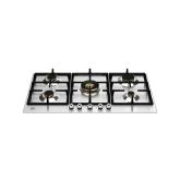 Bertazzoni P905CPROX Pro Series 90cm Gas Hob with Central Wok Burner Stainless Steel
