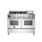 Bertazzoni PRO126G2EXT Professional Series 120 Cm 6-Burner + Griddle, Electric Double Oven
