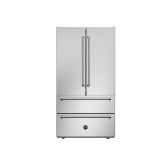 Bertazzoni REF904FFNXTC French Door Freestanding Fridge Freezer with 2 freezer Drawers