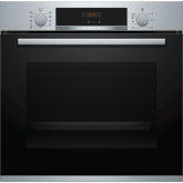 Bosch HBS573BS0B 59.4cm Built In Electric Single Oven with 3D Hot Air - Stainless Steel