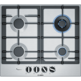 Bosch PCH6A5B90 58.2cm Gas Hob - Stainless Steel