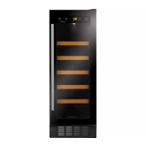 CDA FWC304BL Undercounter Slimline Wine Cooler - Black