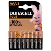 Duracell MN2404 Aaa Batteries 4+4 Free