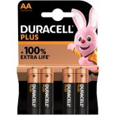 Duracell MN8707 Plus Power Aaa 4Pk 100% Extra Life