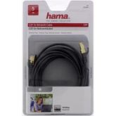 Hama 041896 5M Cat 5E Network Cable-Gold Plated
