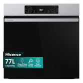 Hisense BI622AXPGUK Built In Electric Oven 59.5cm Black Steel