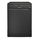 Indesit D2F HK26 B UK D2FHK26BUK 60cm Dishwasher - Black - 14 Place Setting