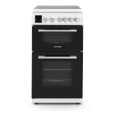 Montpellier MDOG50LW 50cm Double Oven Gas Cooker with Gas Hob - White