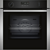 Neff B6ACH7HH0B 59.4cm Built In Electric Single Oven - Stainless Steel