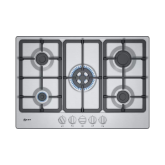 Neff T27BB59N0 75cm Gas Hob - Stainless Steel