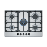 Neff T27DS59N0 N70 75cm Stainless Steel Gas Hob