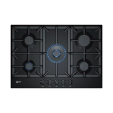 Neff T27DS59S0 N70 75cm Black Enamel Gas Hob