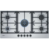Neff T29DS69N0 N70 90cm Stainless Steel Gas Hob