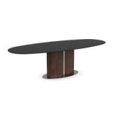 Optimum ODYSSEY OVAL 1100 Wide Oval Glass TV Stand