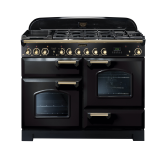 Rangemaster CDL110DFFBL/B CDL110DFFBL Classic Deluxe Dual Fuel Range Cooker