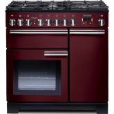 Rangemaster 97620 Professional Deluxe 90 Dual Fuel Cranberry