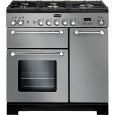 Rangemaster 98760 Kitchener 90 Dual Fuel Stainless Steel/Chrome