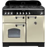 Rangemaster 92500 Classic Deluxe 100 Dual Fuel Cream/Chrome (Display Model)