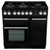 Rangemaster NEX90DFFBL/C Nexus 90 Dual Fuel Black Chrome 104680