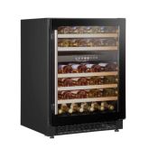 Rangemaster RDZ6046BL/ 126170 - 60CM DUAL ZONE WINE COOLER - BLACK