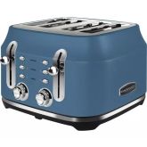 Rangemaster RMCL4S201SB 4 Slice Toaster - Stone Blue