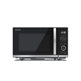 Sharp YC-QG204AU-B  20 Litres Flatbed Microwave Oven with Grill - Black