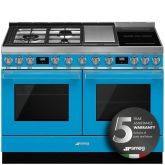 Smeg CPF120IGMPT Portofino 120Cm Dual Cavity With Mixed Fuel Hob
