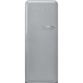 Smeg FAB28LSV5 60cm 50s Style Left Hand Hinge Fridge with Icebox Silver