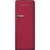 Smeg FAB28RDRB5 60cm 50s Style Right Hand Hinge Fridge with Icebox Ruby Red