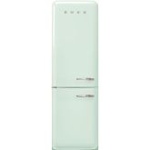 Smeg FAB32LPG5UK 50’S Style 'No Frost' Fridge-Freezer Pastel Green, Left Hand Hinge