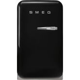 Smeg FAB5LBL5 40cm Small 50s Style Left Hand Hinged Minibar Black