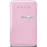 Smeg FAB5LPK5 40 cm Pink Small 50s Style Left Hand Hinged Minibar