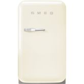 Smeg FAB5RCR5 40cm Small 50s Style Right Hand Hinged Minibar Cream