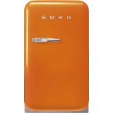 Smeg FAB5ROR5 40cm 50's Style Orange Small Right Hand Hinged Minibar