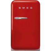Smeg FAB5RRD5 40cm 50s Style Small Right Hand Hinge Minibar Red
