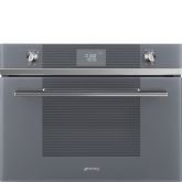 Smeg SF4102MCS Linea 45Cm Combi Oven Microwave With Vapor Clean