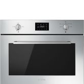 Smeg SF4400MX 45cm Cucina Microwave with Grill in Stainless Steel