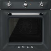 Smeg SF69M3TNO 60cm Victoria Multifuctional Single Oven Matte Black