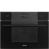 Smeg SO4102M1B3 45cm Linea Combi Microwave Black