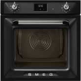 Smeg SOP6900TN Victoria Built In Single Pyro Oven Soft Close Door Black