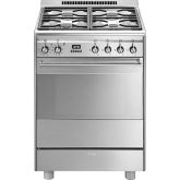 Smeg SUK61PX8 60Cm Dual Fuel Cooker S/Steel